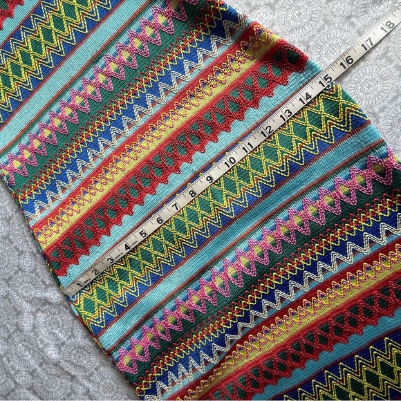 SHEIN Multicolor Zigzag Knit Bodycon Maxi Dress Size Petite M - Picture 7 of 8